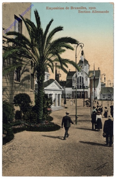 ak119441 Brüssel, Bruxelles, Exposition de Bruxelles, 1910. Section Allemande