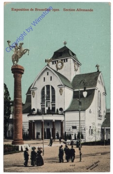 ak119444 Brüssel, Bruxelles, Exposition de Bruxelles, 1910. Section Allemande