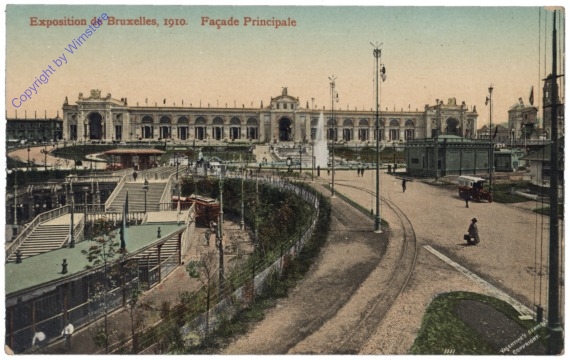 ak119445 Brüssel, Bruxelles, Exposition de Bruxelles, 1910. Facade Principale