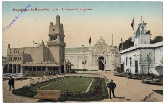 ak119446 Brüssel, Bruxelles, Exposition de Bruxelles, 1910. Colonnies Francaises