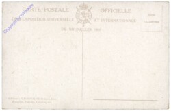 Brüssel, Bruxelles, Exposition de Bruxelles, 1910. Colonnies Francaises