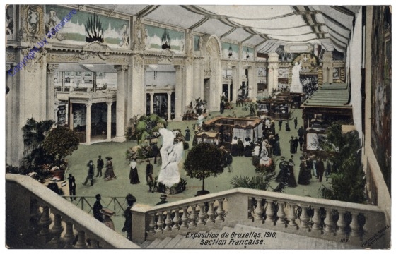 ak119447 Brüssel, Bruxelles, Exposition de Bruxelles, 1910. Colonnies Francaises