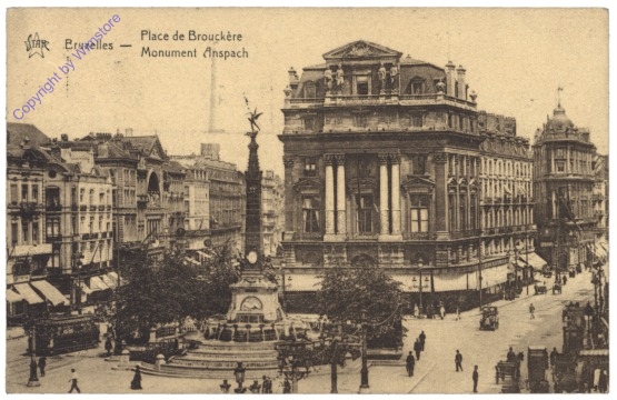 Brüssel, Bruxelles, Place de Brouckère, Monument Anspach
