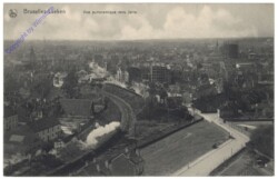 Brüssel, Bruxelles, Laeken, Vue panoramique vers Jette