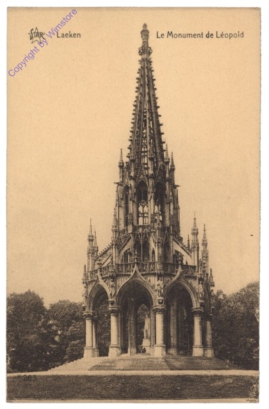 ak119460 Brüssel, Bruxelles, Laeken, Le Monument de Léopold
