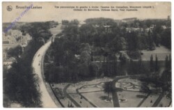 Brüssel, Bruxelles, Laeken, Vue panoramique de gauche à droite: Casenere des Grenadiers