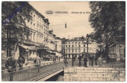 ak119463 Charleroi, Entrée de la Ville