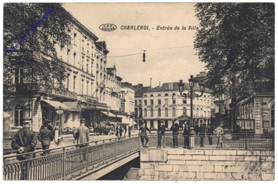 ak119463 Charleroi, Entrée de la Ville