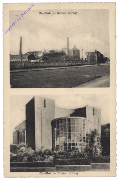 ak119472 Charleroi, Couillet, Usines Solvay, Casino Solvay