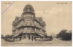 De Haan, Coq sur Mer, Hotel Belle Vue
