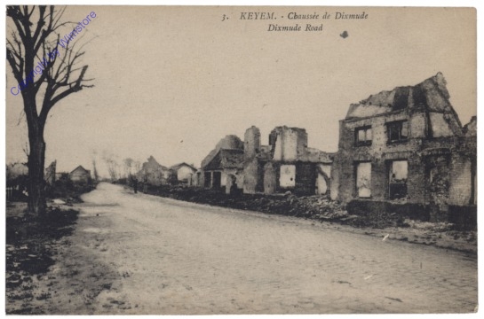 ak119497 Diksmuide, Dixmude, Keyem, Chaussée de Dixmude