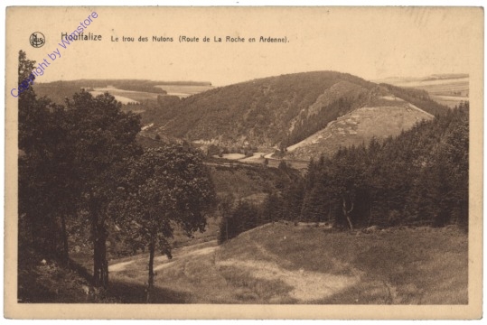 Houffalize, Le trou des Nutons (Route de La Roche en Ardenne)