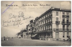 Knokke-Heist, Heyst-sur-Mer, Partie de la digue, Palace Hotel
