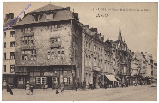 Lüttich, Liege, Quais de la Goffe et de la Batte