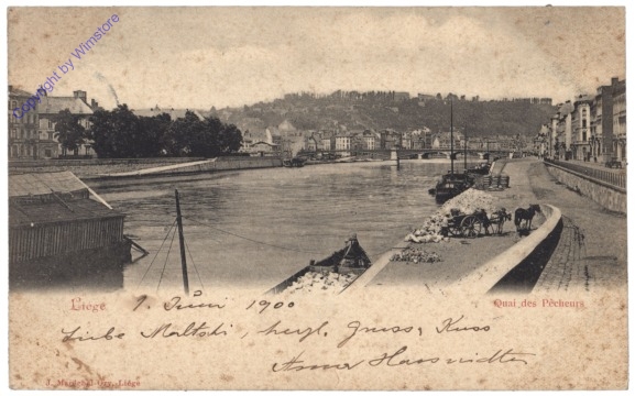 Lüttich, Liege, Quai des Pecheurs