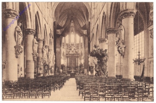 Mechelen, Malines, Interieur de la Metropole de St-Rombaut