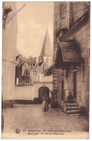 Mechelen, Malines, Un coin du Béguinage