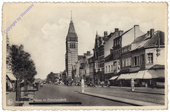 Mesen, Merxen, Bredabaan en Franciscuskerk
