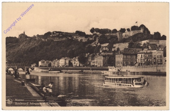 Namur, Boulevard Adaquam et Citadelle