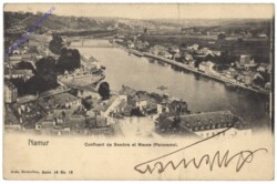 Namur, Confluent de Sambre et Meuse (Panorama)