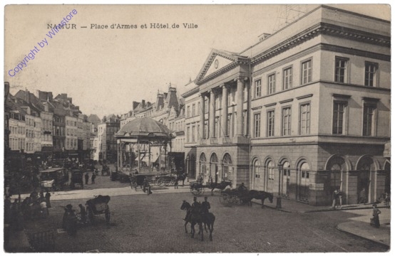 Namur, Place d'Armes et Hotel de Ville