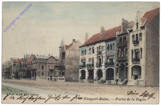 Nieuwpoort-Bad, Nieuport-Bains, Partie de la Digue