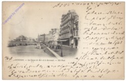 Ostende, La Digue de Mer et le Kursaal