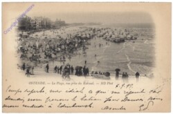 Ostende, La Plague, vue prise du Kursal