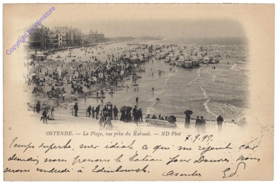 ak119755 Ostende, La Plague, vue prise du Kursal