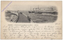 Ostende, L'Entrée du Port au Moment de la Marée
