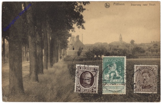 Pitthem, Steenweg naar Thielt