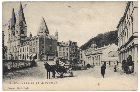 Spa, L'Èglise et le Pouhon
