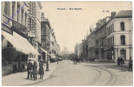 ak119795 Tournai, Rue Royale