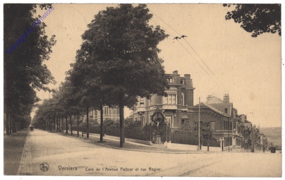 Verviers, Coin de l'Avenue Peltzer et rue Rogier