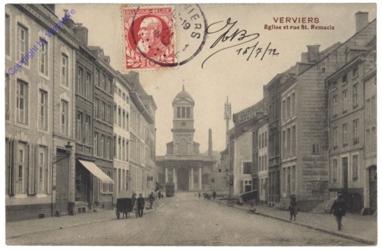Verviers, Eglise et rue St. Remaicie