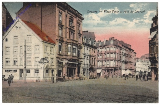 Verviers, Place Verte et Pont St-Laurent