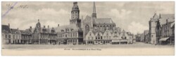 Veurne, Furnes, Vue panoramique de la Grand'Place