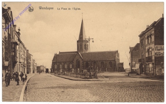 Wenduine, Wenduyne, La Place de l'Eglise