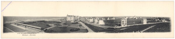 Wenduine, Wenduyne, Panorama, Klappkarte