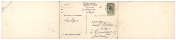 Wenduine, Wenduyne, Panorama, Klappkarte