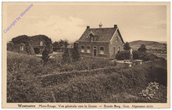 Westourtre, Mont-Rouge, Vue generale vers la Grotte