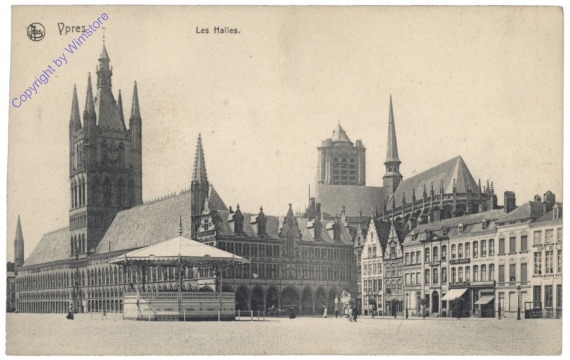ak119839 Ypern, Ypres, Les Halles