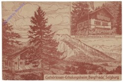 Salzburg, Gehörlosen-Erholungsheim "Bergfriede"
