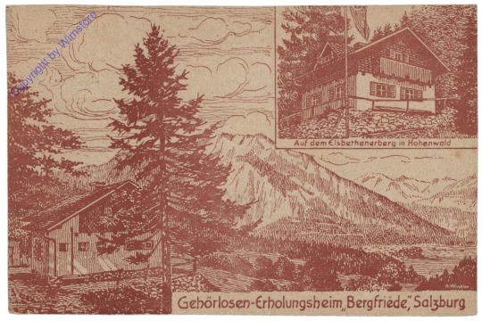 Salzburg, Gehörlosen-Erholungsheim "Bergfriede"