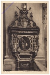 Salzburg, Grabdenkmal d.F.E. Lichtenstein im Dom