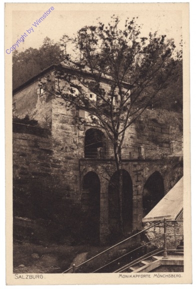 ak119884 Salzburg, Monikapforte Münchsberg