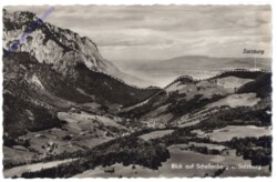 Salzburg, Blick auf Schellenberg und Salzburg