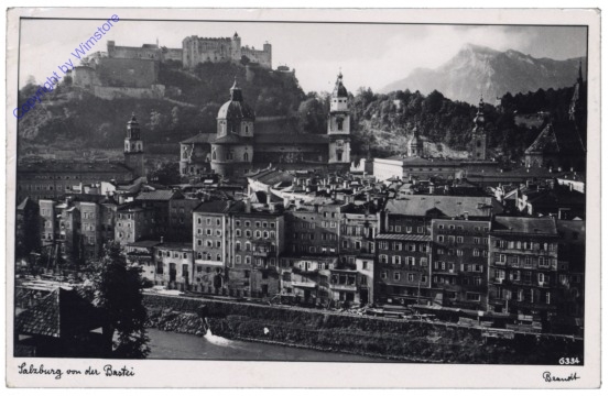 ak119971 Salzburg, von der Bastei