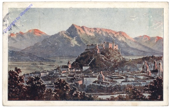Salzburg, bei Sonnenuntergang