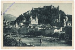 Salzburg, Altstadt mit Salzach